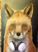 Image result for Fox with Headphones