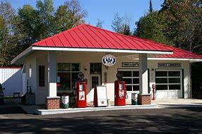 Image result for 50s Gas Station Garage