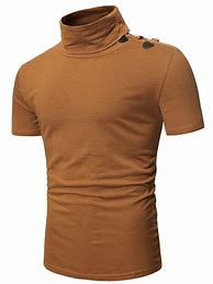 Image result for Short Sleeve Brown Turtleneck