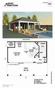 Image result for Garage Pool House Floor Plan