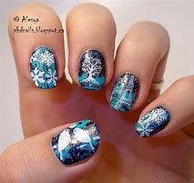 Image result for Winter Theme Nails