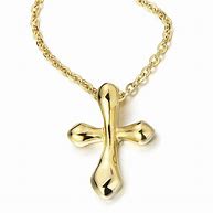 Image result for Small Gold Cross Pendant