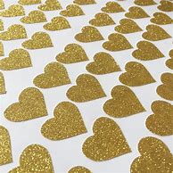Image result for Glitter Heart Stickers