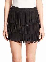 Image result for Fringed Mini Skirt