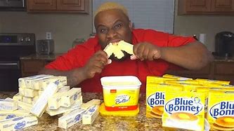 Image result for Fat Man-Eating Butter