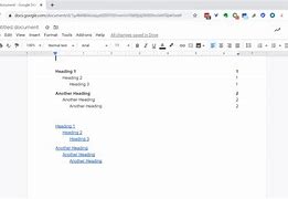 Image result for Table of Contents Google Sites