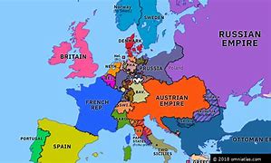 Image result for Europe Map 1850