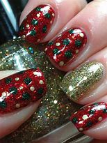 Image result for Holiday Nails Glitter