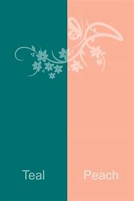 Image result for Dark Teal and Peach