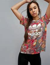 Image result for Floral Adidas Shirt