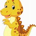 Image result for Cute Little Dinosaur Cartoon