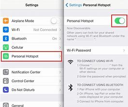 Image result for Personal Hotspot iPhone SE