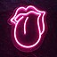 Image result for Pink Dripping Neon Heart