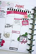 Image result for Happy Planner Ideas Calendar June