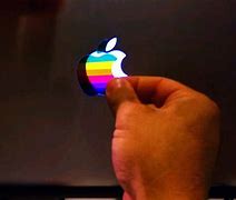 Image result for Glowing Apple Logo MacBook