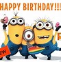 Image result for Happy Birthday Minions Clip Art