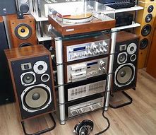 Image result for Old School Home Stereo Speakers