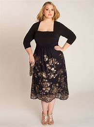 Image result for Plus Size Dresses with Black Tights