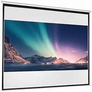 Image result for Pull Down Projector Screen White