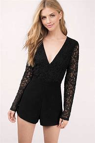 Image result for Black Lace Rompers