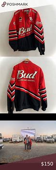 Image result for NASCAR Budwiser Jacket