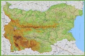 Image result for Bulgaria Road Map