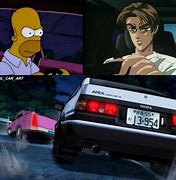 Image result for Simpsons Initial D Wallpaper