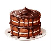 Image result for German Chocolate Cake Clip Art