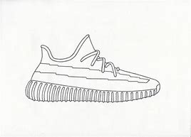 Image result for Yeezy 350 Boost Coloring Pages
