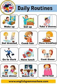 Image result for My Daily Routine Printable