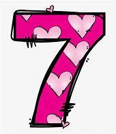 Image result for Numeral 7 Clip Art