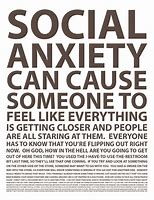 Image result for Social Anxiety Disorder Quotes