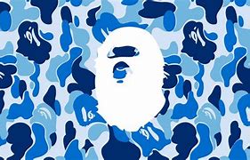 Image result for BAPE Blue Camo Wallpaper