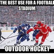 Image result for NHL and NFL Meme