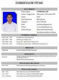 Image result for Susunan Surat CV