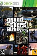 Image result for Grand Theft Auto 5 Xbox 360 Cover