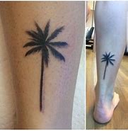 Image result for Palm Tree Silhouette Tattoo