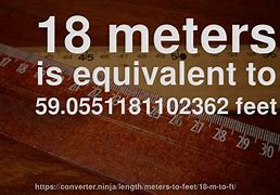 Image result for 18 Meters High