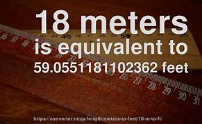 Image result for How Big Is 18 Meters
