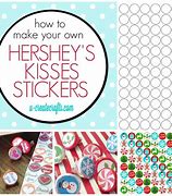 Image result for Hershey Kiss Sticker Template
