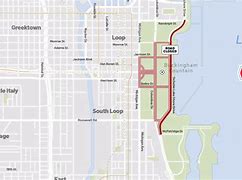 Image result for Map of Chicago NASCAR Street Race