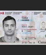 Image result for Canada PR Card Sample