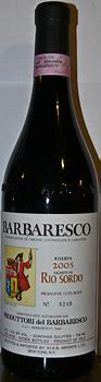 Image result for Produttori del Barbaresco Barbaresco Riserva Rio Sordo