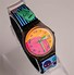 Image result for Vintage Swatch Watch Rainbow Band