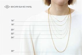 Image result for Necklace Size Chart