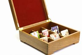 Image result for Wooden Tea Box