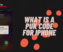 Image result for PUK Code iPhone 14