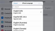 Image result for Change Language On iPhone