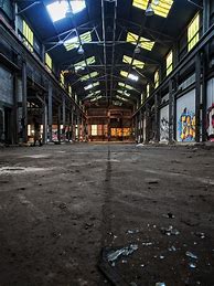 Image result for Abandoned Factory Night Interior