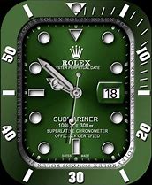 Image result for Rolex Apple Watch Face PNG